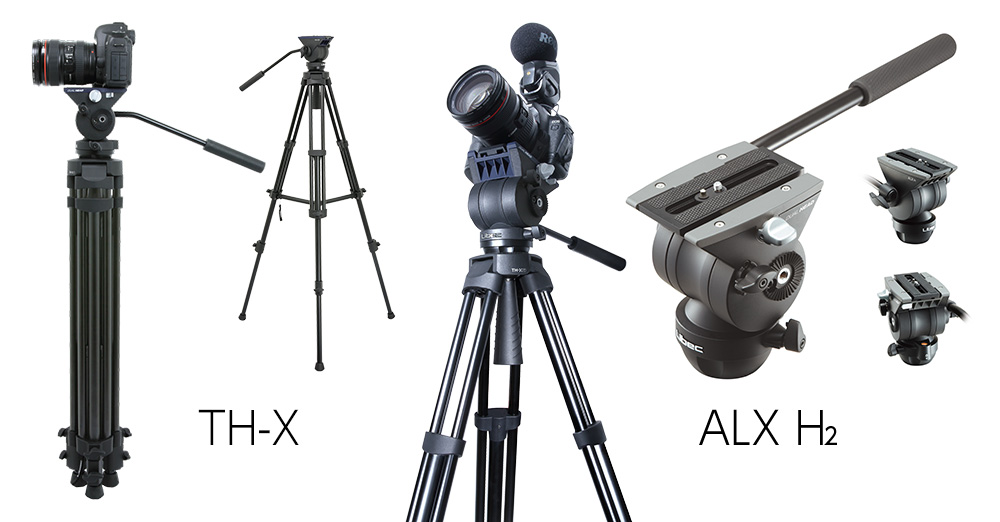 Libecより小型ビデオカメラ用三脚システム「TH-X」新発売！フラット