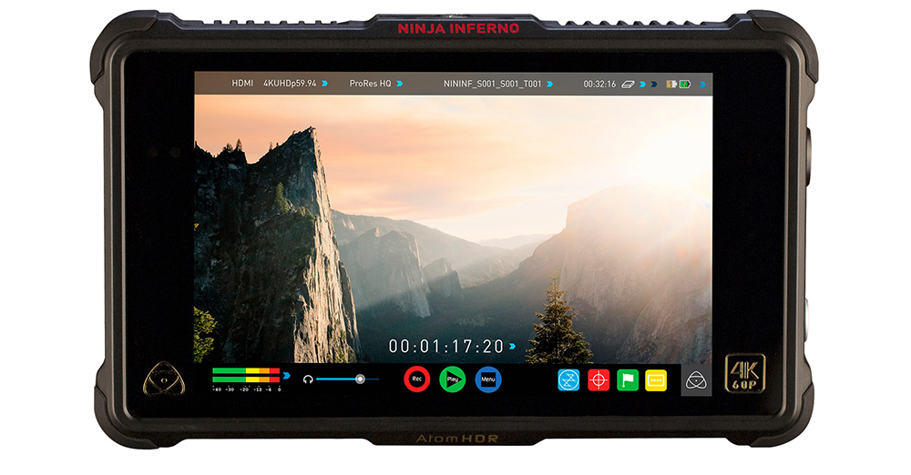 HDMI専用タイプ】ATOMOS モニター一体型レコーダー「NINJA INFERNO」新