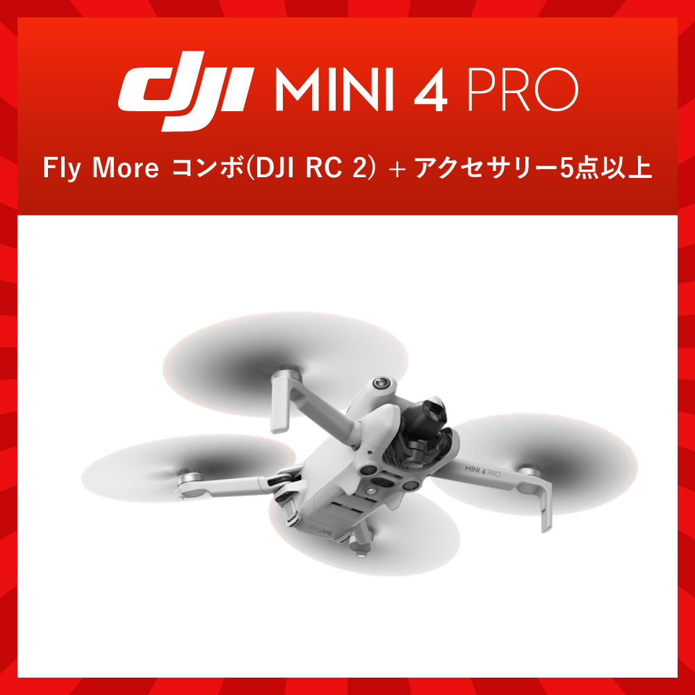 DJI Mini 4 Pro Fly MoreコンボPlus(DJI RC 2付属)入り福袋